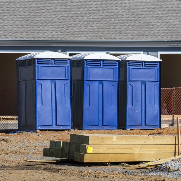 what is the expected delivery and pickup timeframe for the portable toilets in Norwood NJ